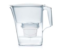 Aqua Optima Water Jug With 30 Day Filter Plastic White 2.5L "Liscia" #