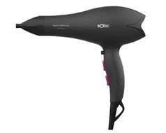 Solac Hair Dryer Ac Motor Plastic Black 3 Heat Settings 2400W "Expert 2400 Ionic"