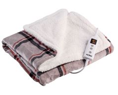 Solac Electric Throw Over Blanket Soft Fleece And Sherpa 150 X 90Cm 120W "Malmo Ct8611"
