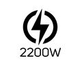 2200W