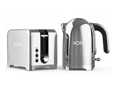 Solac Pack 2 Piece Silver Kettle + Toaster "Argento Sol"