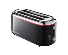 Solac Toaster 4 Slice Plastic Black 1300W "Ruby 4 Slice"