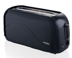 Hot Slice Cooltouch Black Toaster
