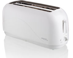White Cooltouch 4 Slice Toaster